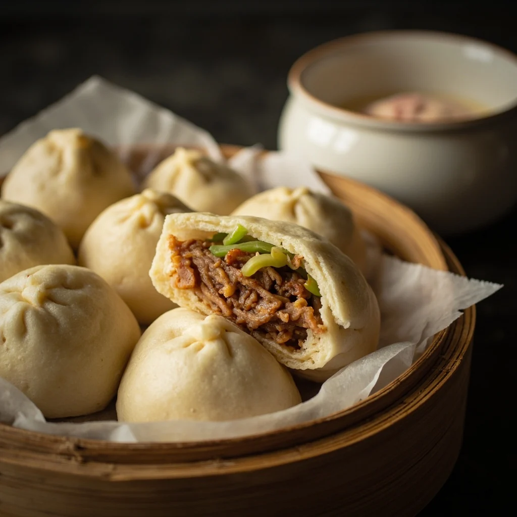 Bouchées Vapeur au Céleri et au Porc