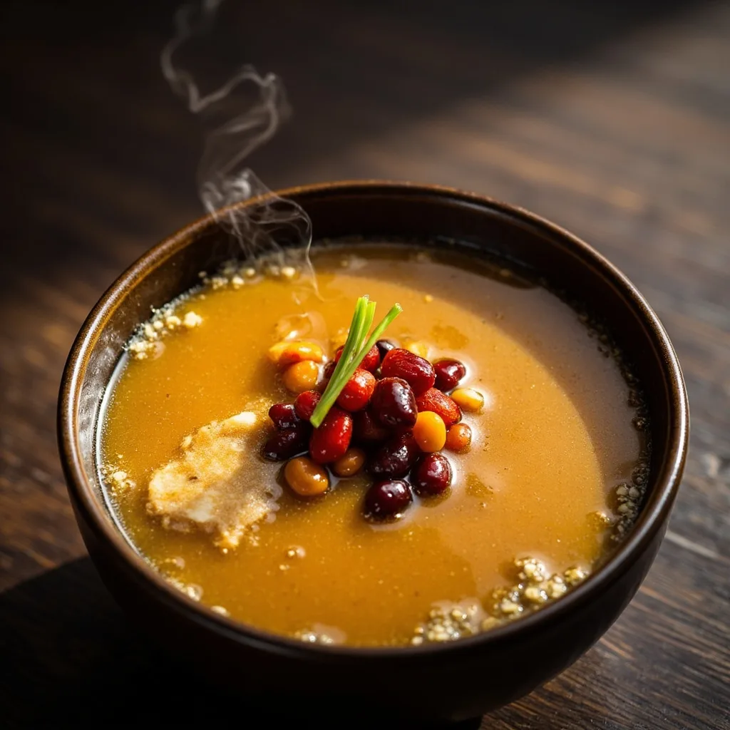 Pork Bone Soup with Goji and Red Beans