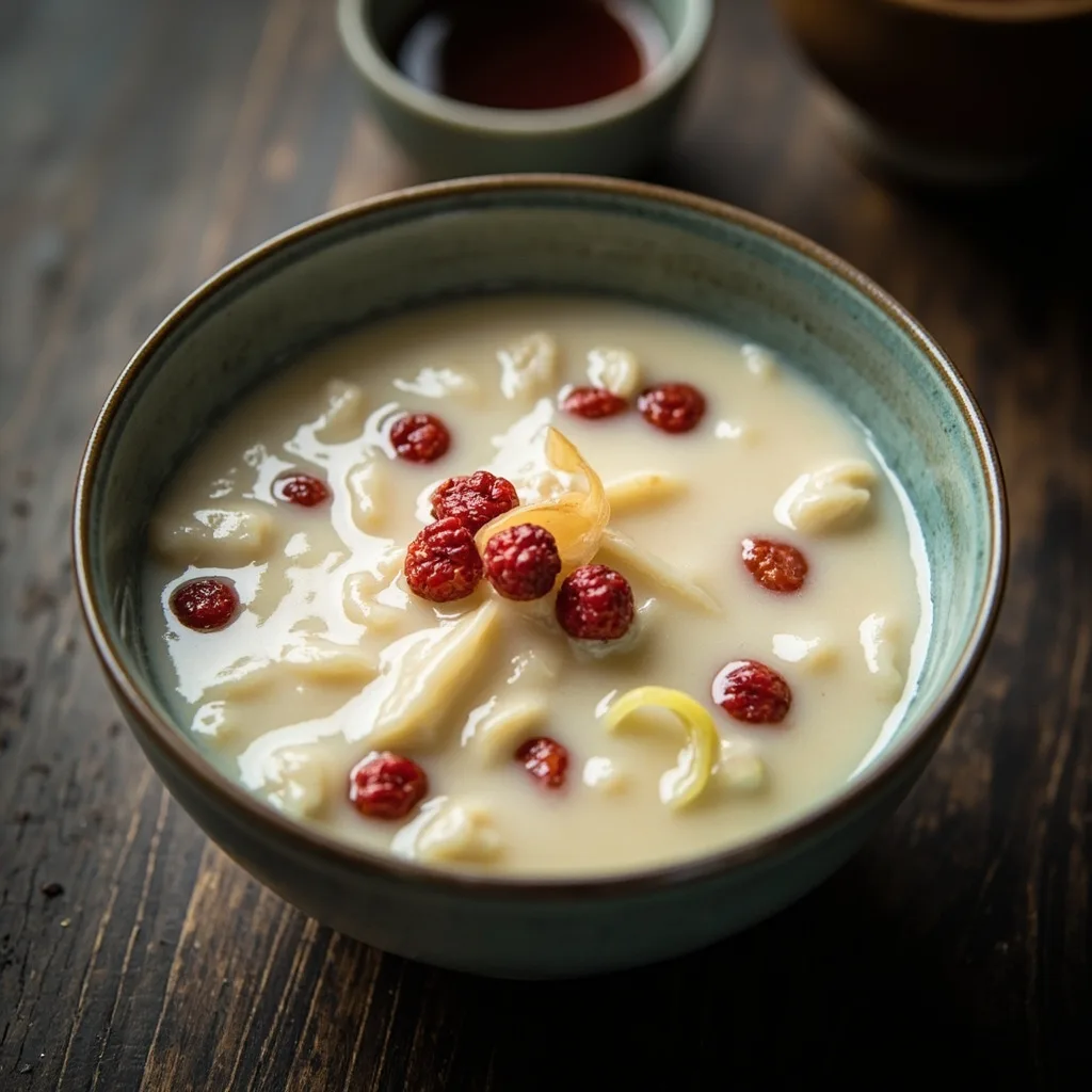 Yam and Goji Berry Porridge