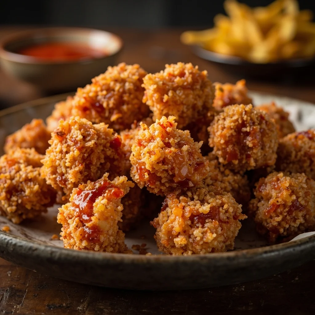 Morceaux de Poulet Croustillants Sichuan