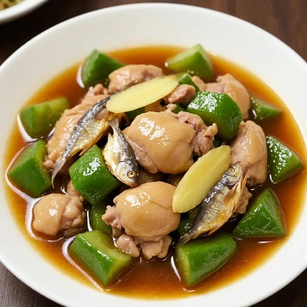 Pineapple Bitter Gourd Chicken
