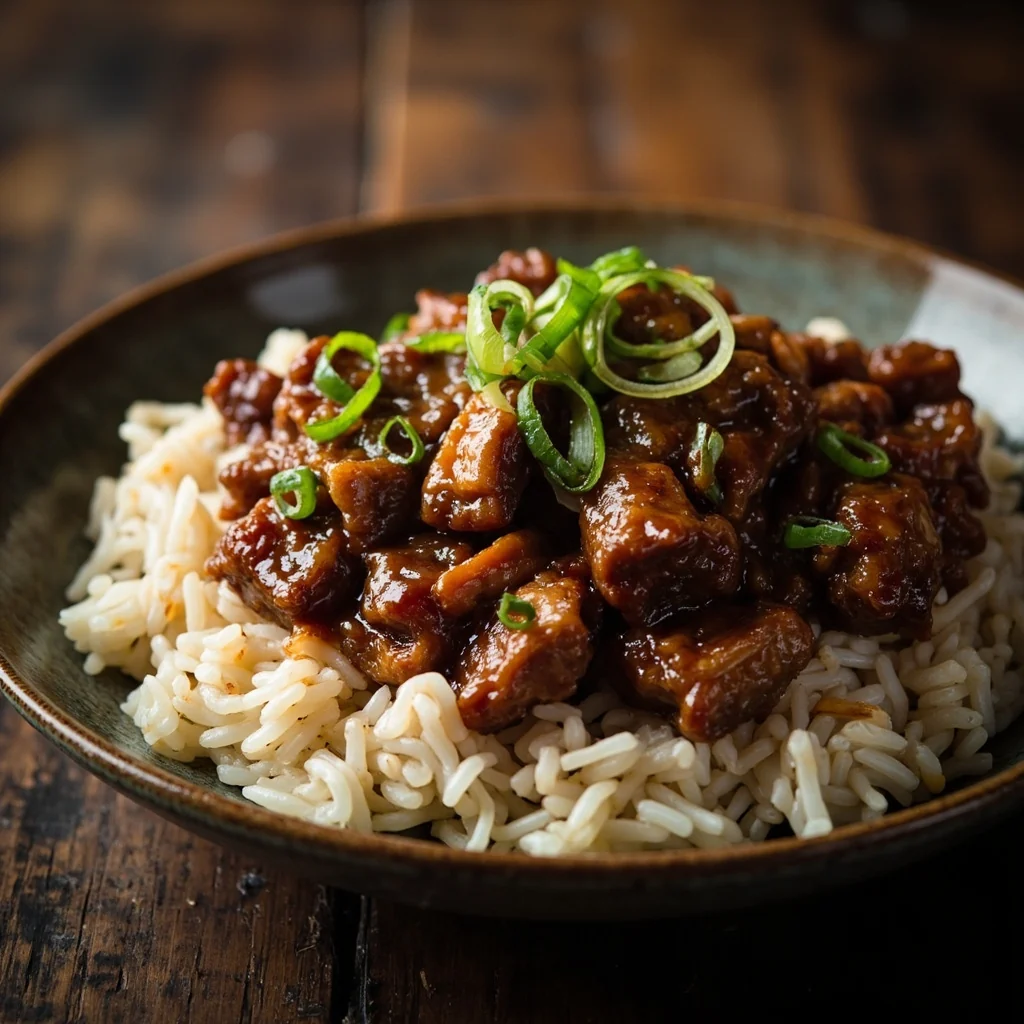 Riz aux côtes de porc braisées