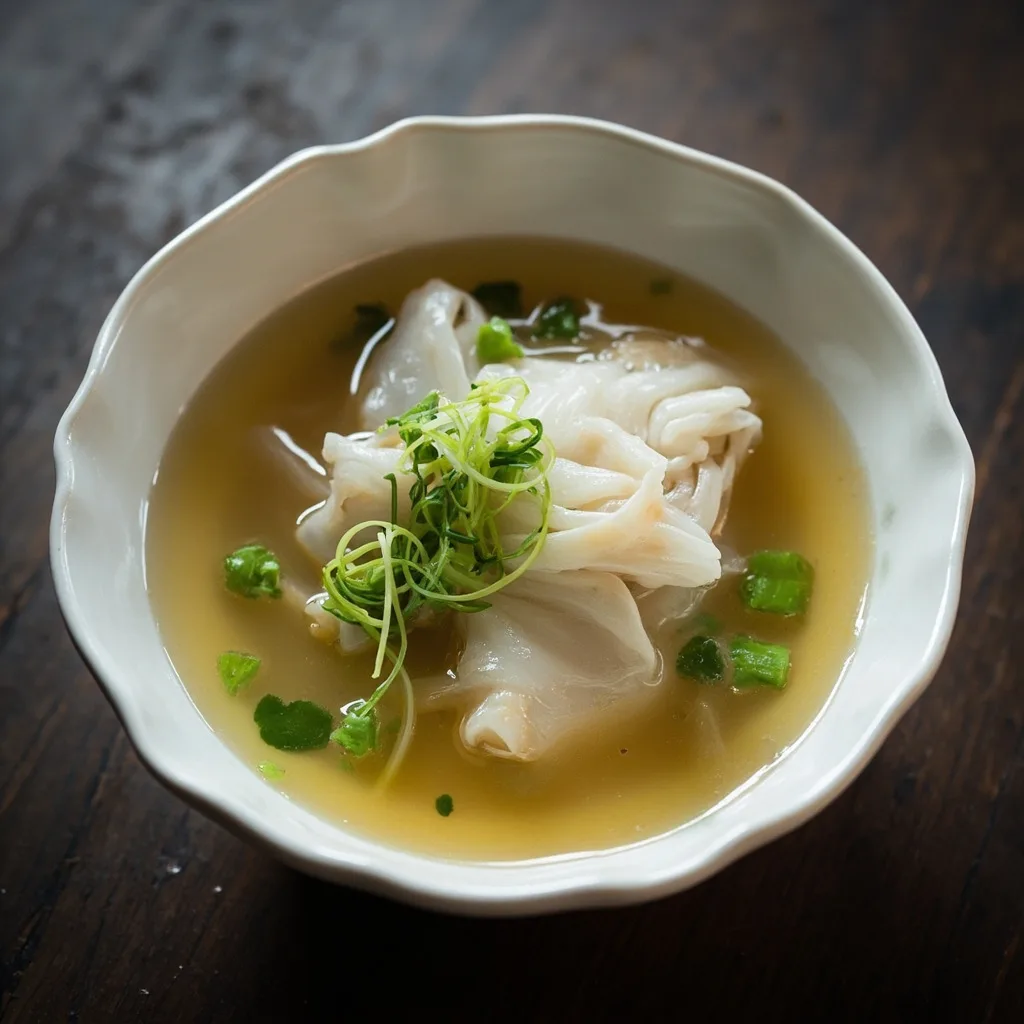 Snow Fungus and Mandarin Fish Slice Soup