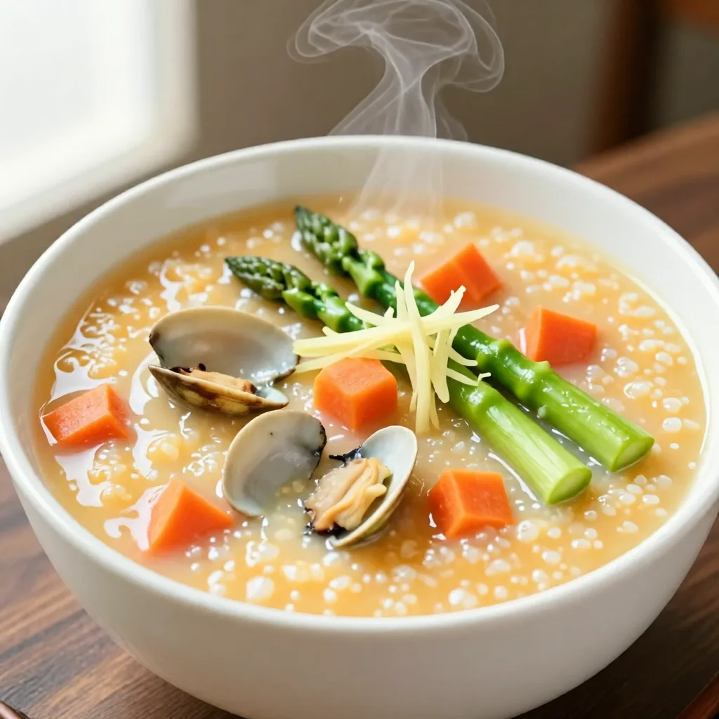 Carrot and Clam Congee