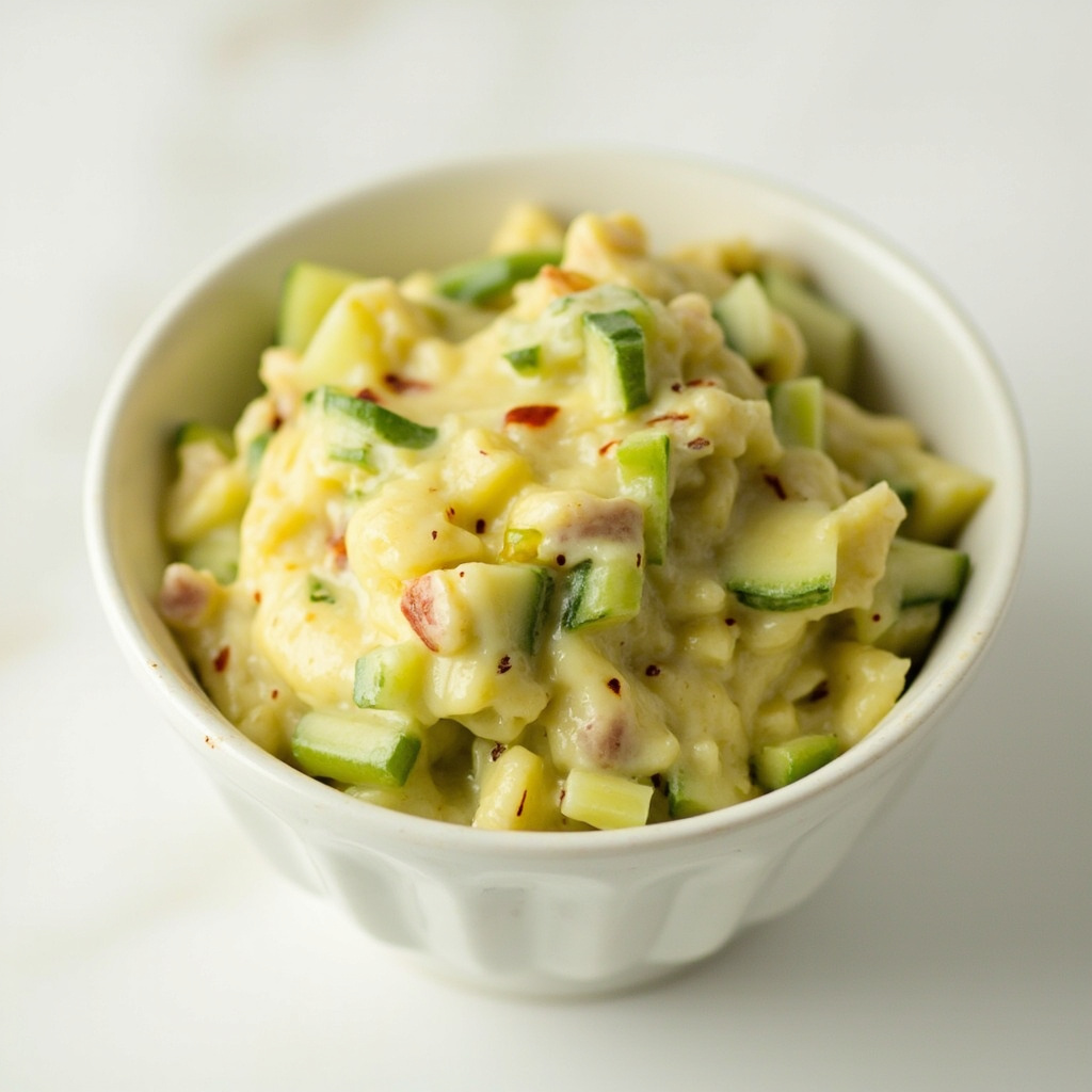 Marinierte Zucchini mit Mayonnaise