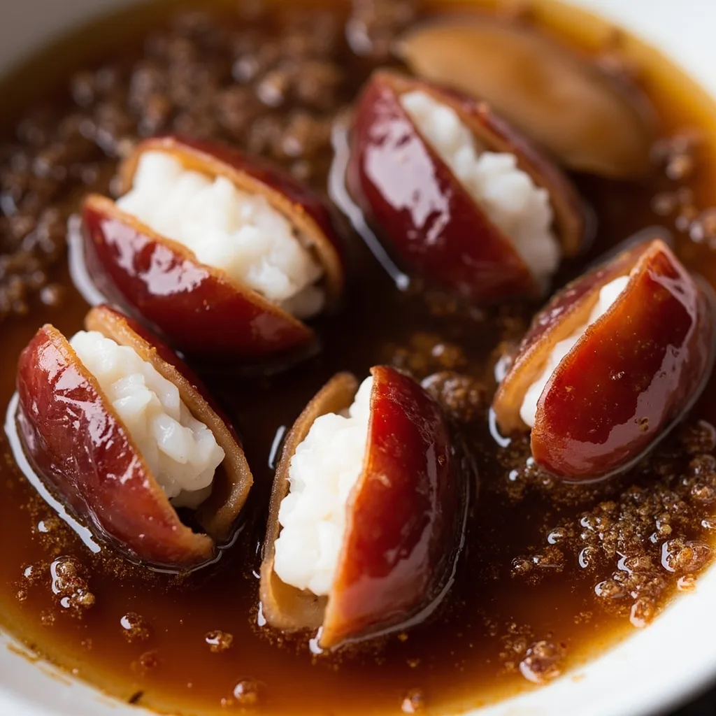 Dattes fourrées au riz gluant