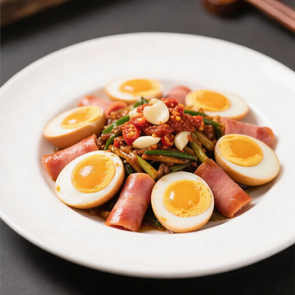 Œufs solides sautés au cumin