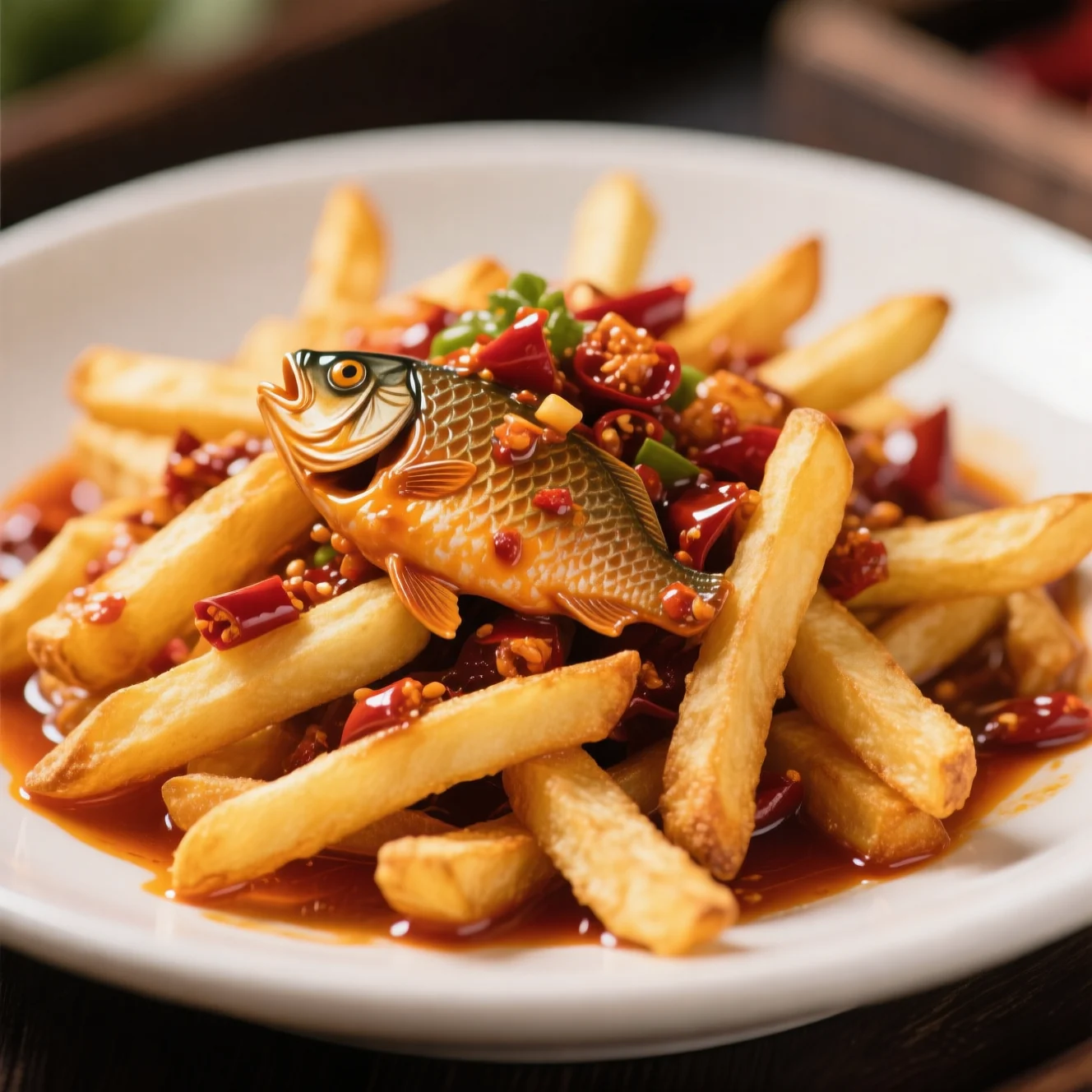 Frites Épicées Style Sichuan