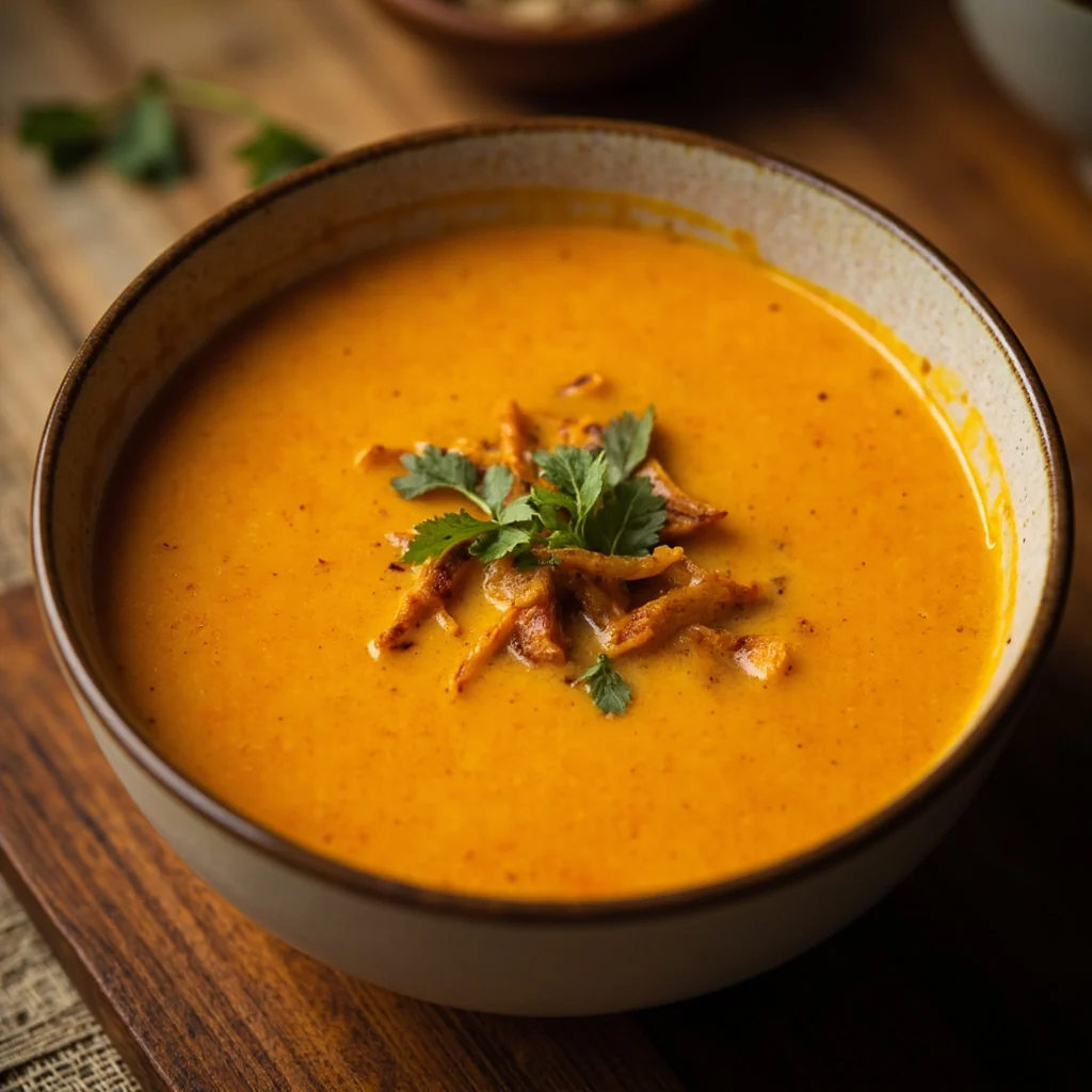 Soupe crémeuse à la citrouille