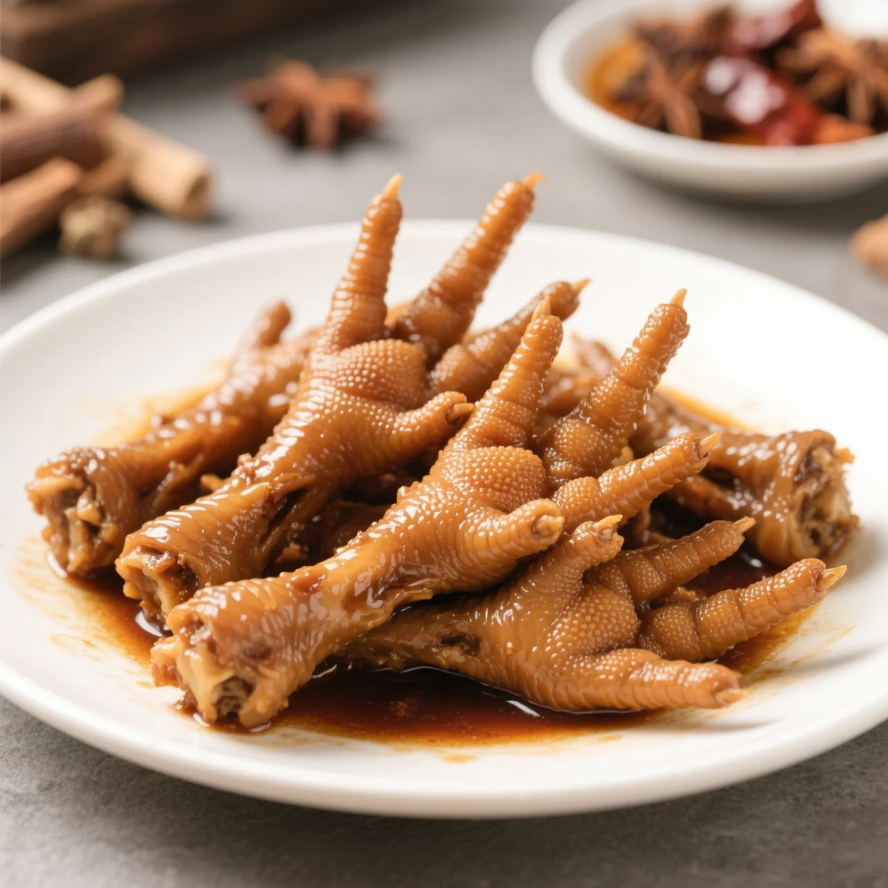 Pieds de poulet braisés