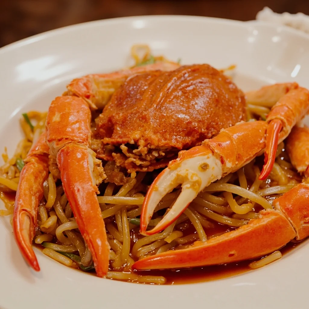 Cuisses de crabe vapeur à l'ail