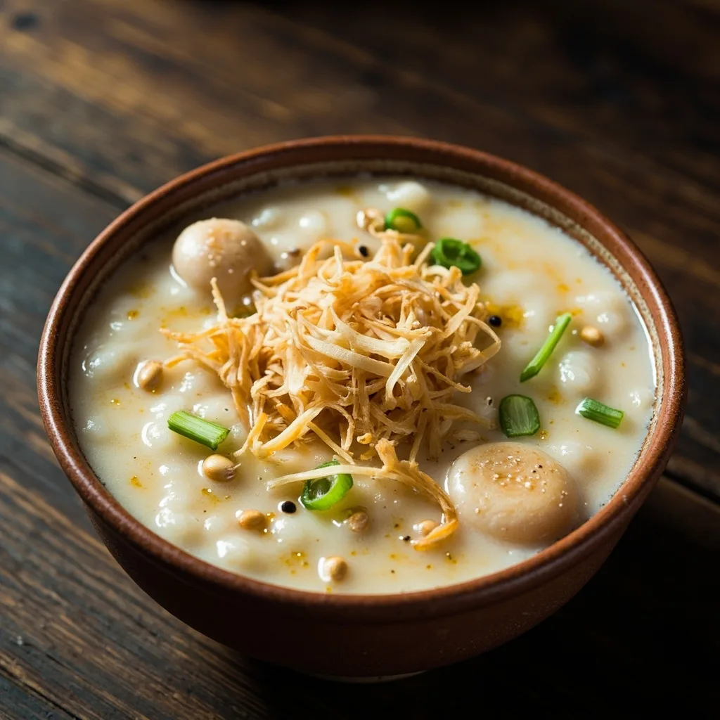 Bonito and Pork Back Rib Congee