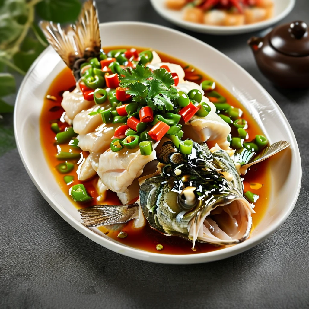 Poisson Queue de Paon Étalée