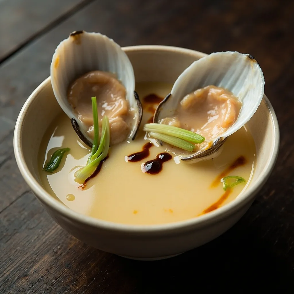 Steamed Clam Egg Custard