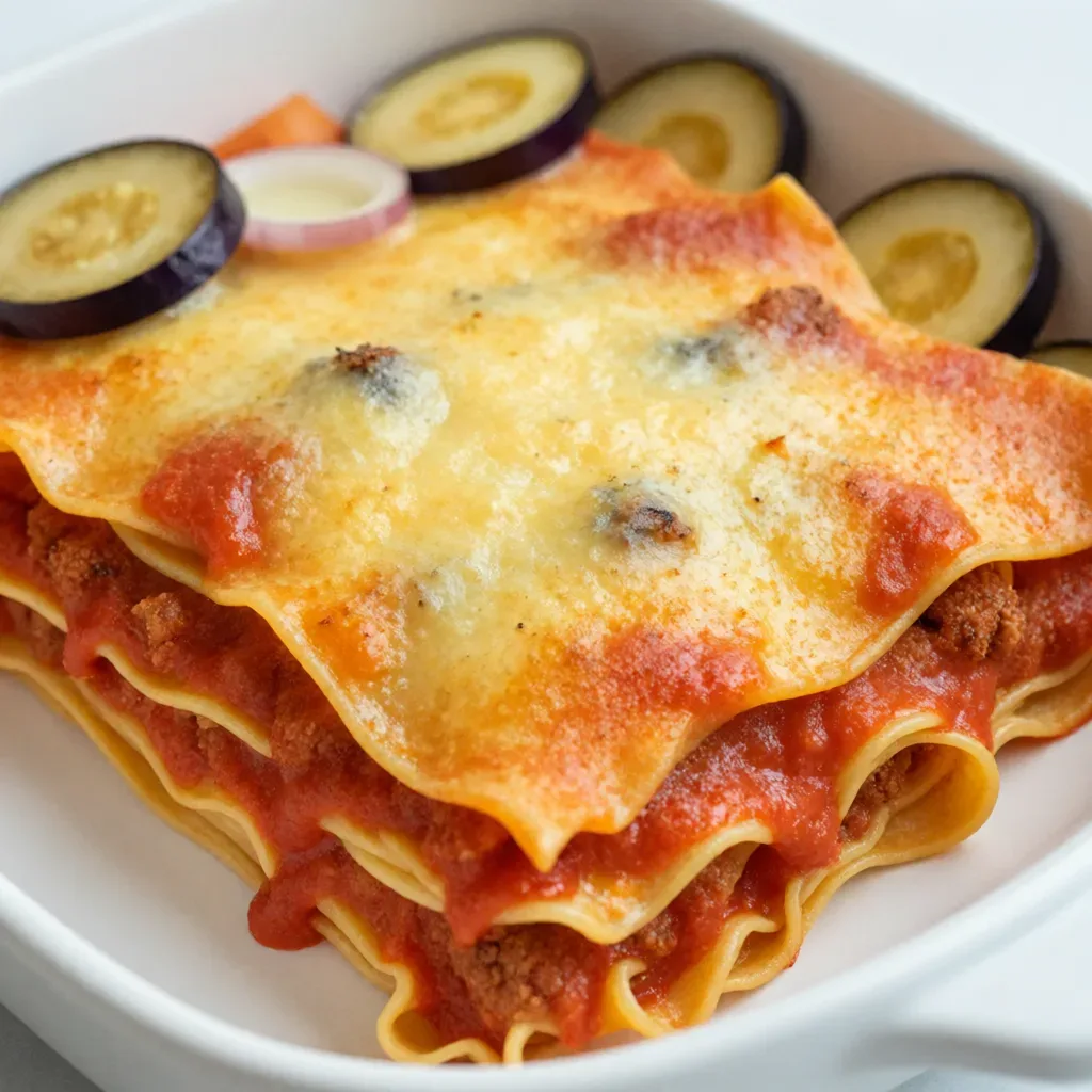 Lasagne à la sauce tomate et à la viande