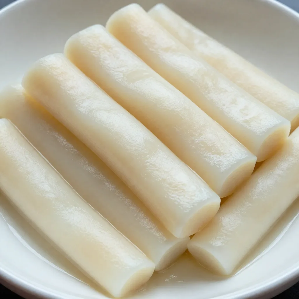 Gâteau de riz coréen maison (Tteok)