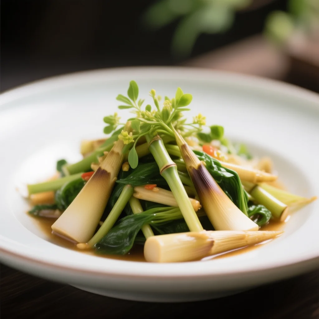 Capselle aux pousses de bambou de printemps