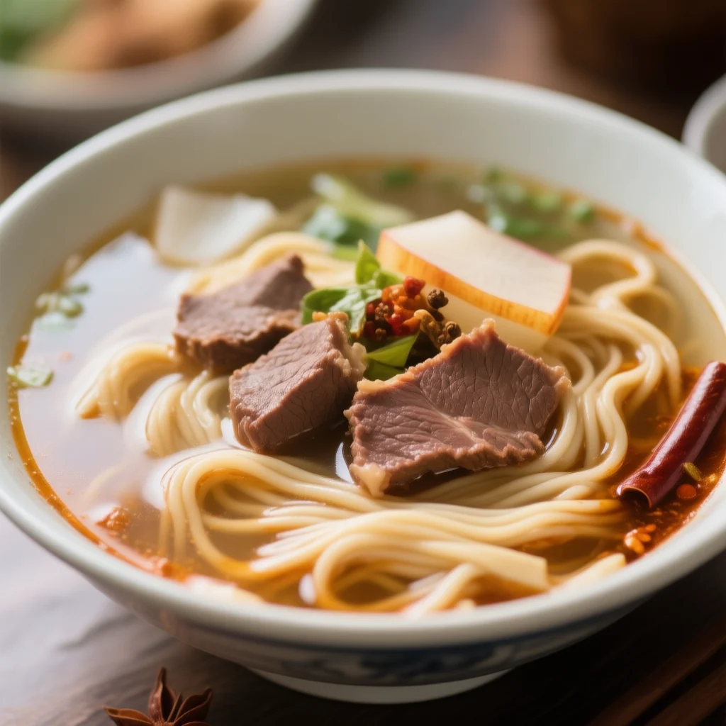 Soupe de Nouilles au Bœuf de Lanzhou