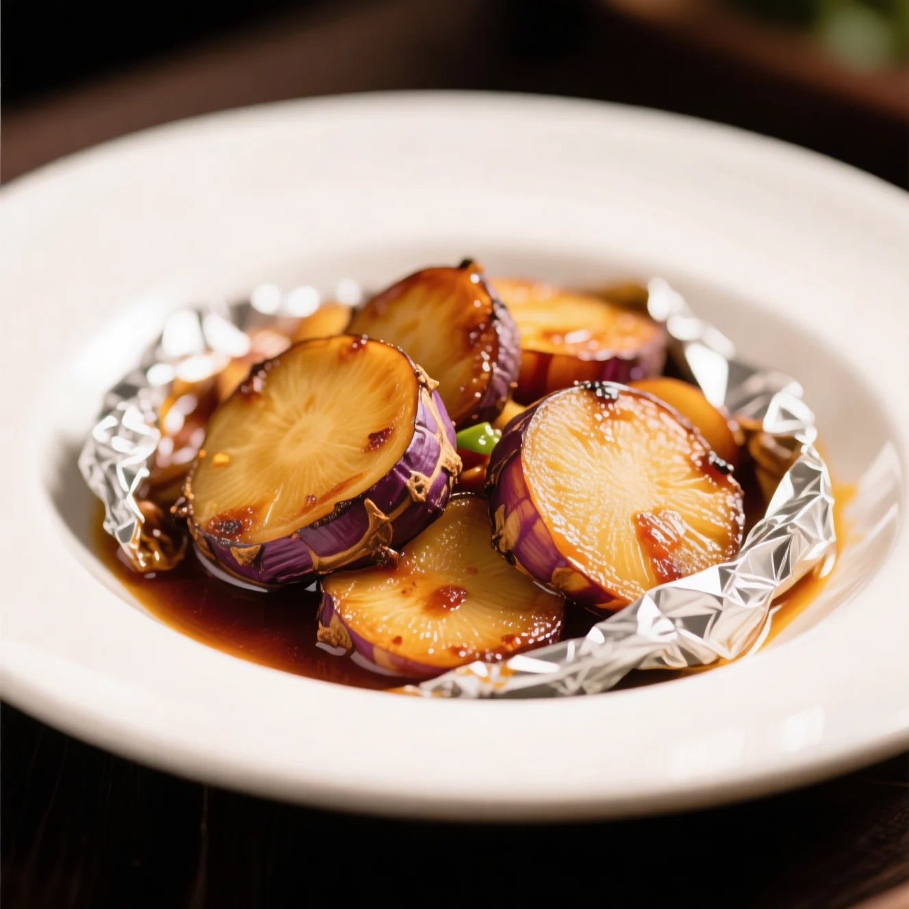 Taro rôti signature de Lin