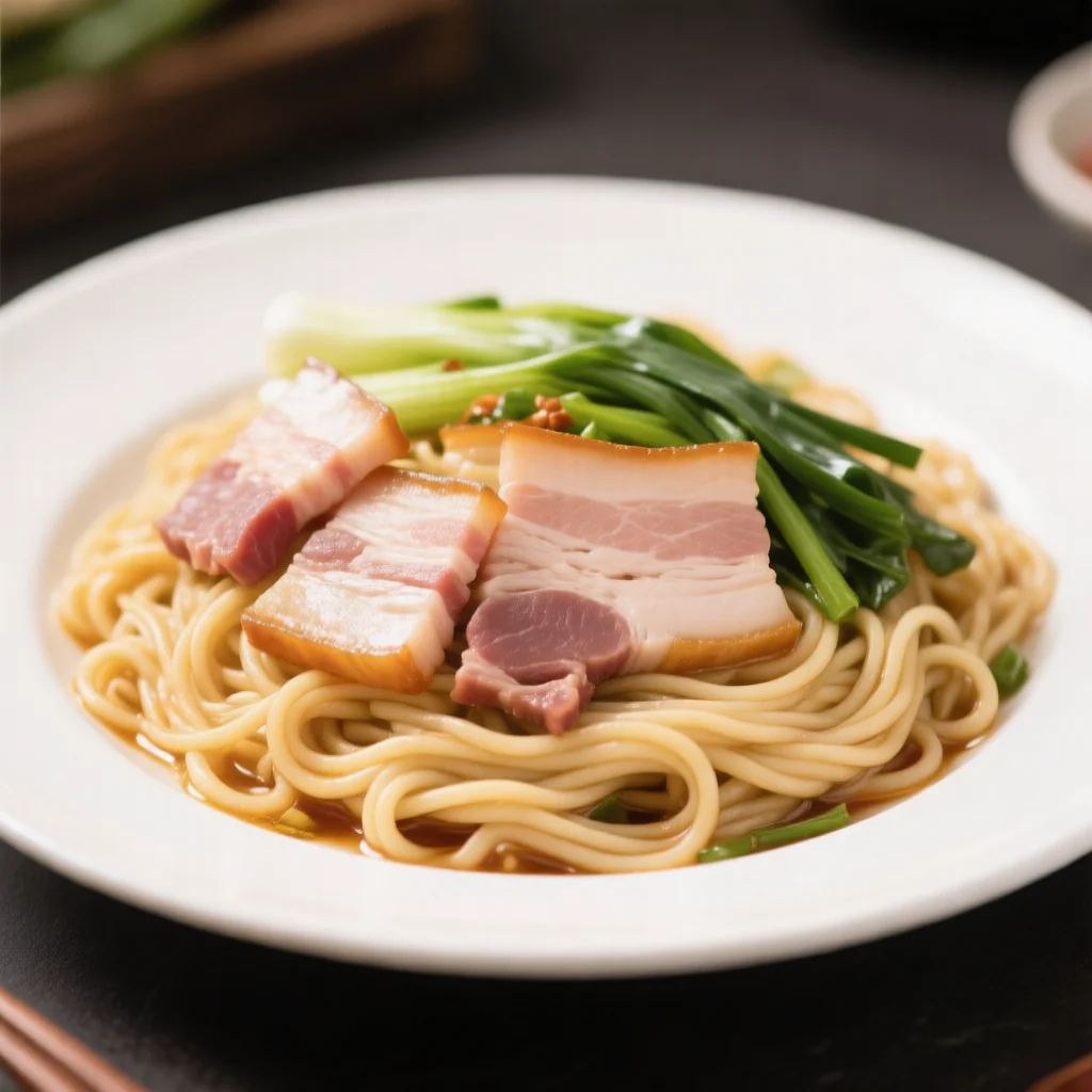 Nouilles à l'huile de ciboule