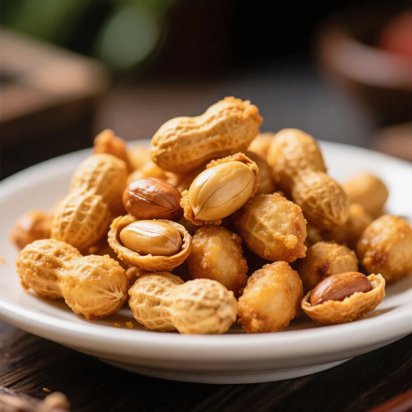 Cacahuètes Frites Classiques