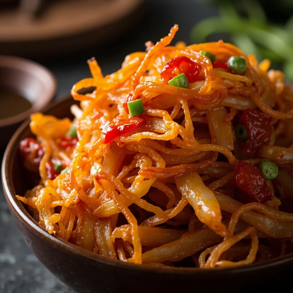 Racine de lotus croustillante épicée