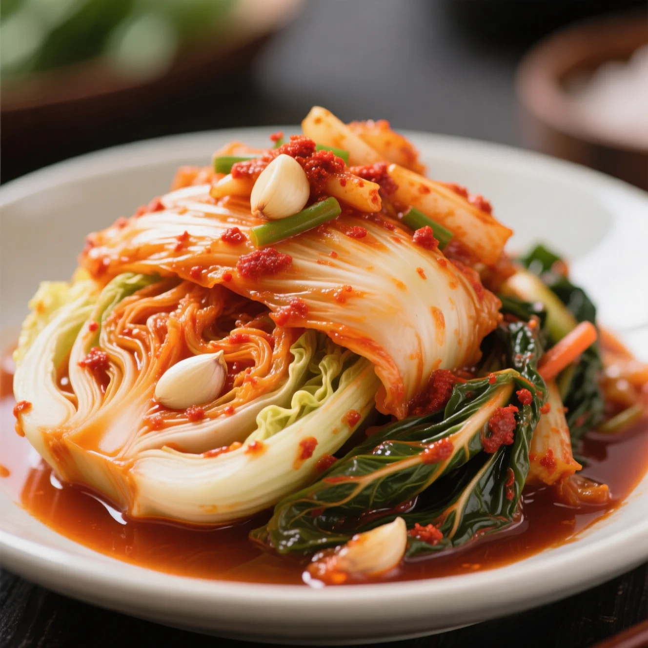 Kimchi traditionnel (Chou fermenté épicé)
