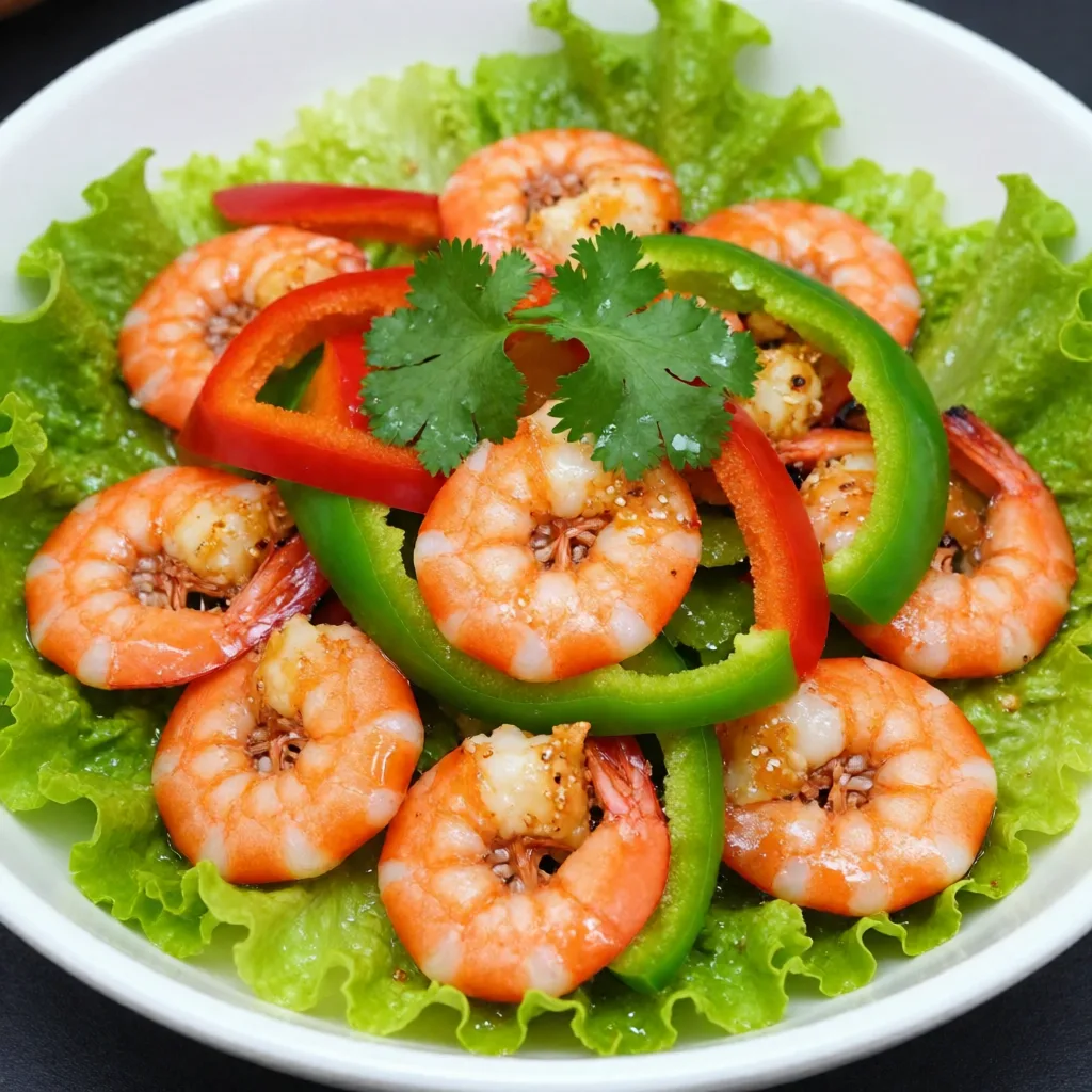 Crevettes épicées et engourdissantes