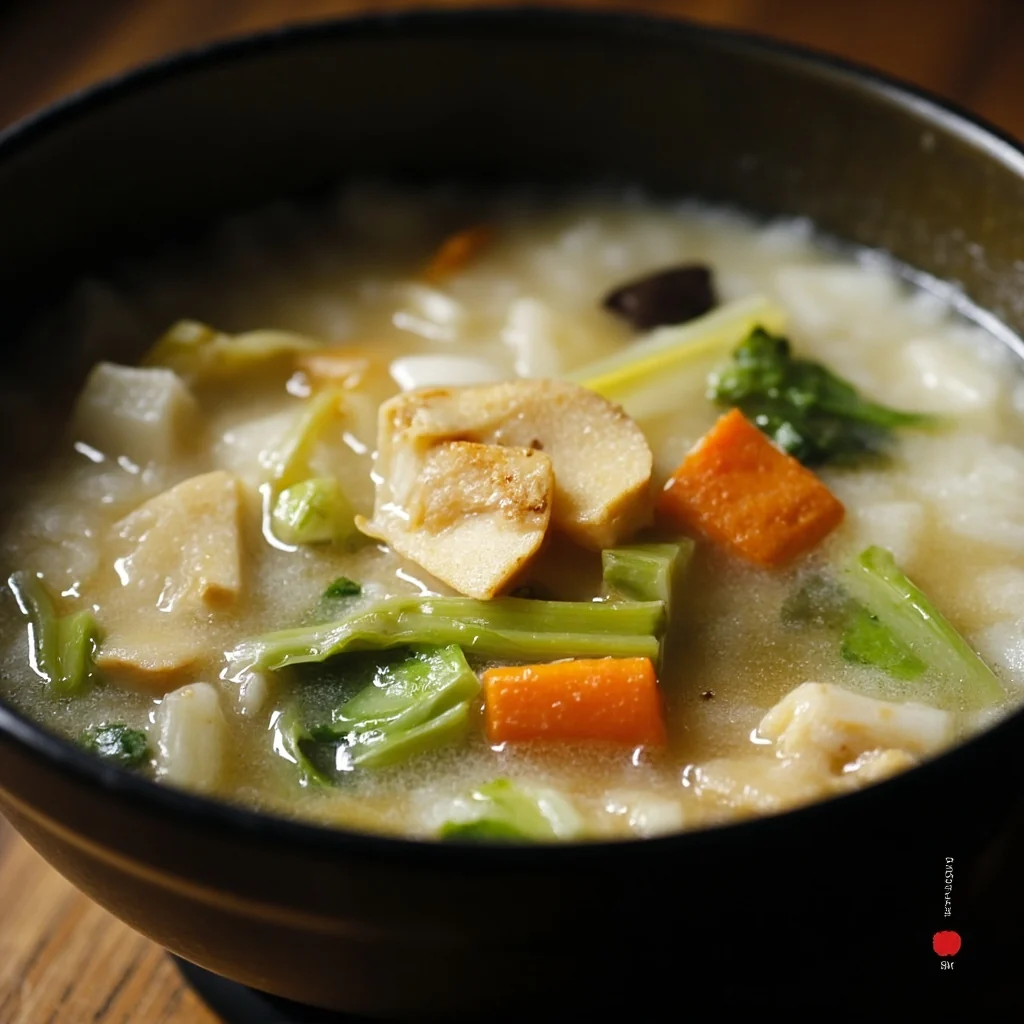 Congee aux légumes