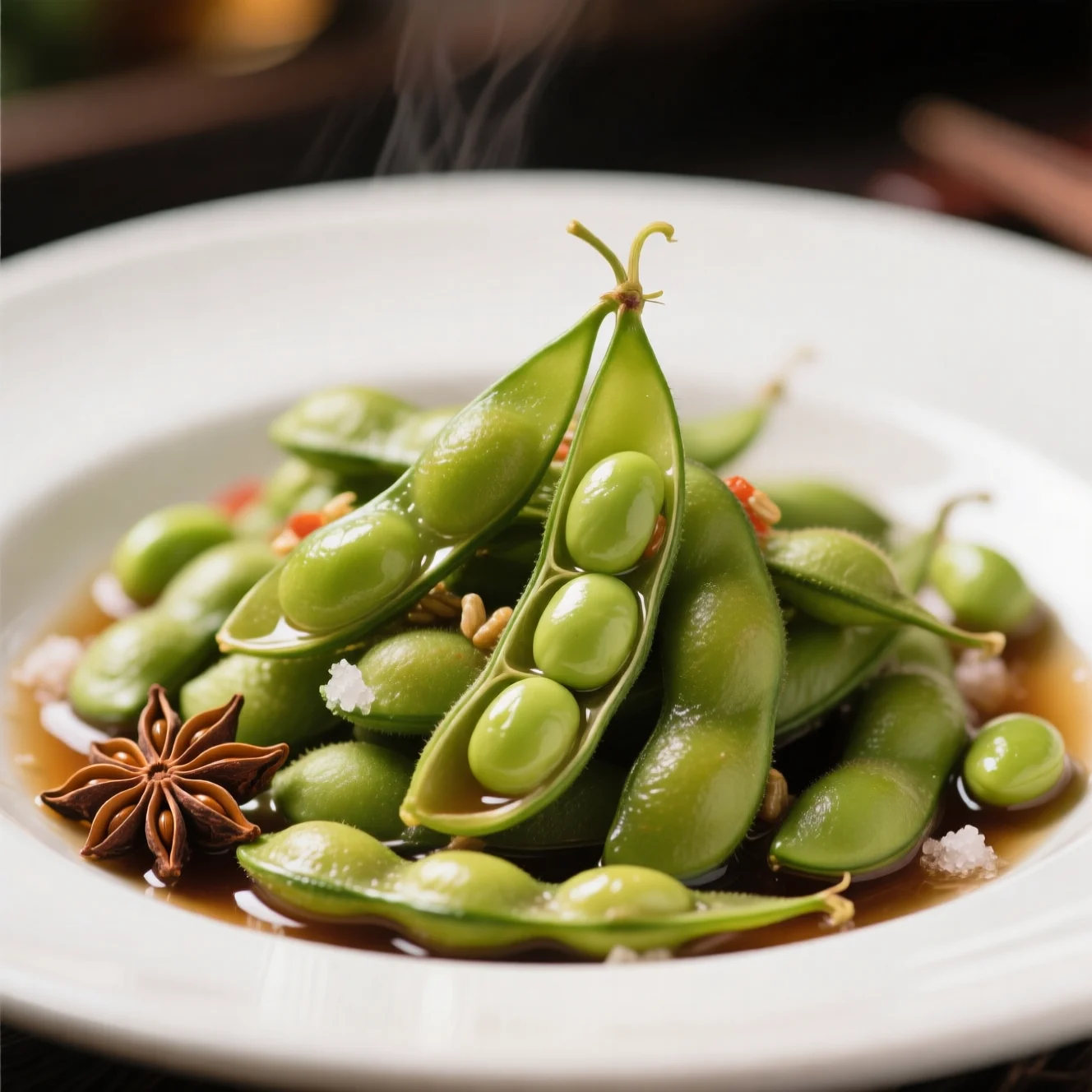 Edamame à l'alcool de grain fermenté