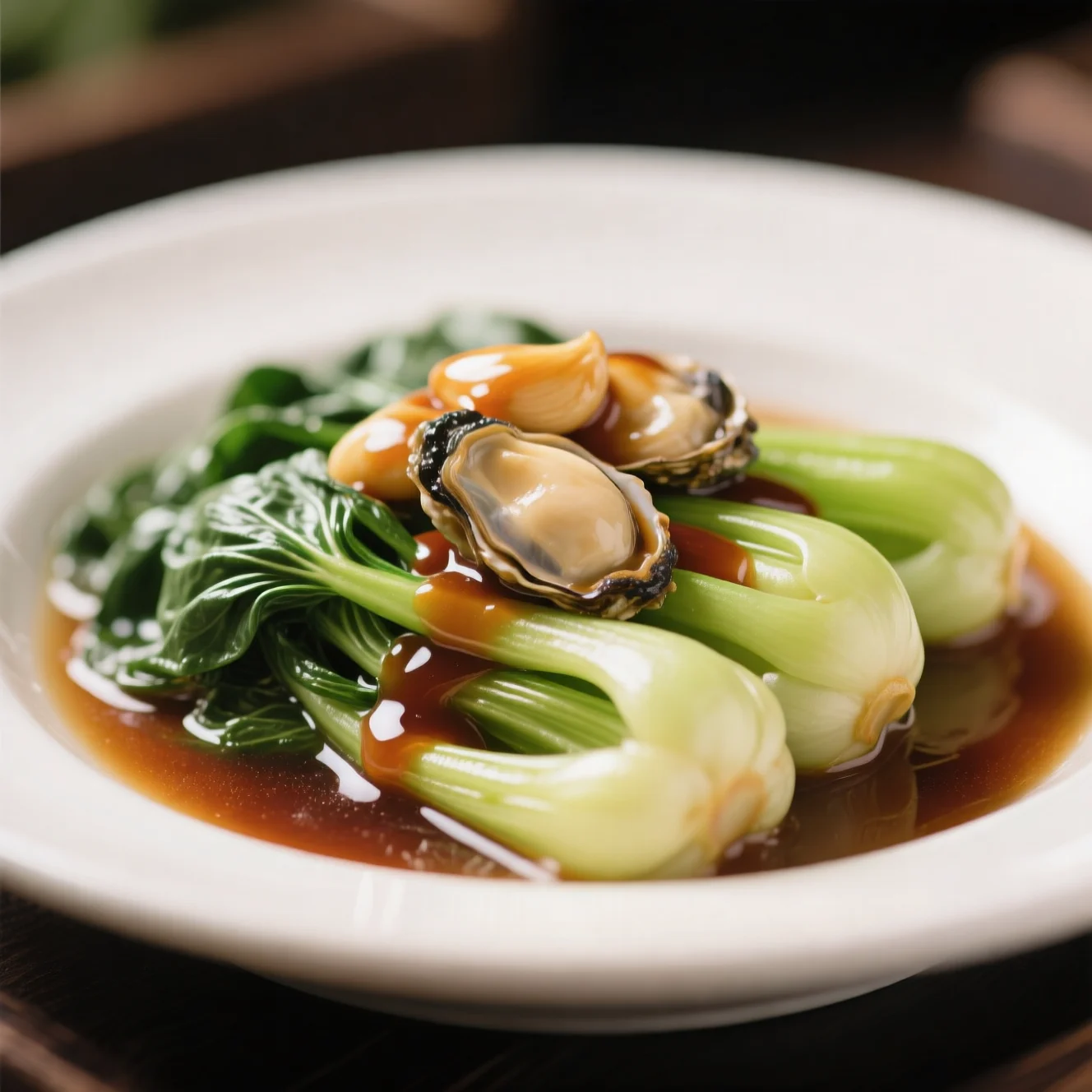 Choy Sum à la Sauce d'Huître à l'Ail