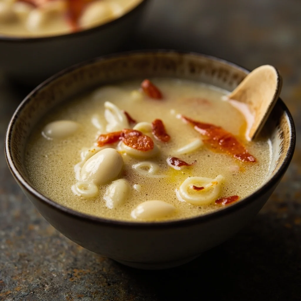 Soupe de graines de lotus et d'oreille d'argent à l'osmanthe