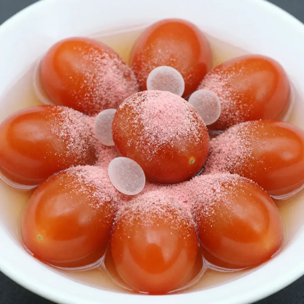 Tomates cerises marinées style C