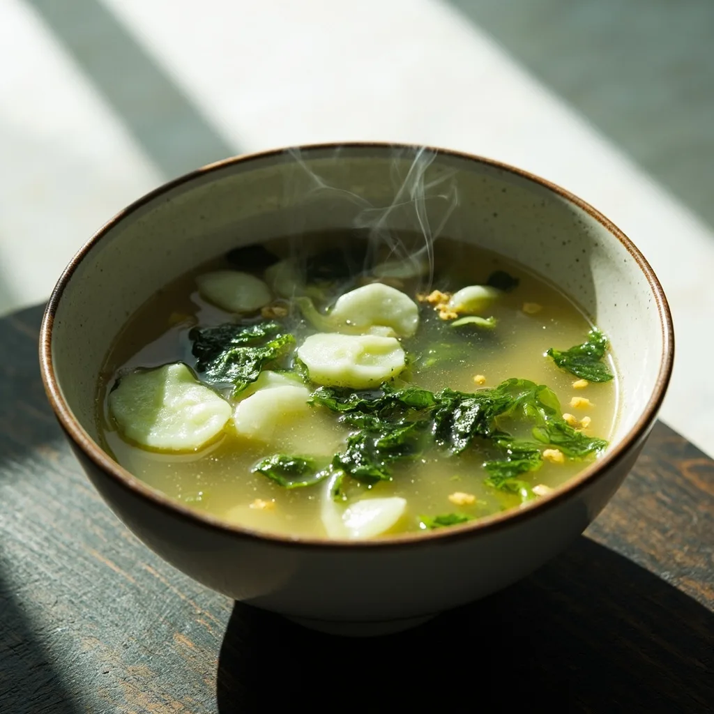 Seaweed and Cucumber Soup