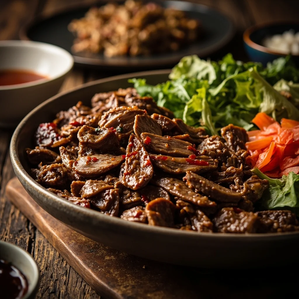 Plateau de bœuf épicé au cumin