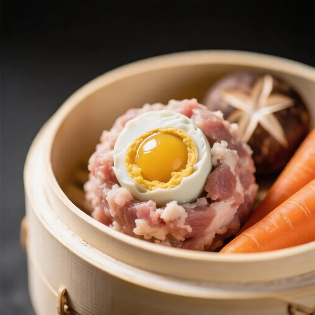 Boulettes de viande aux œufs de caille