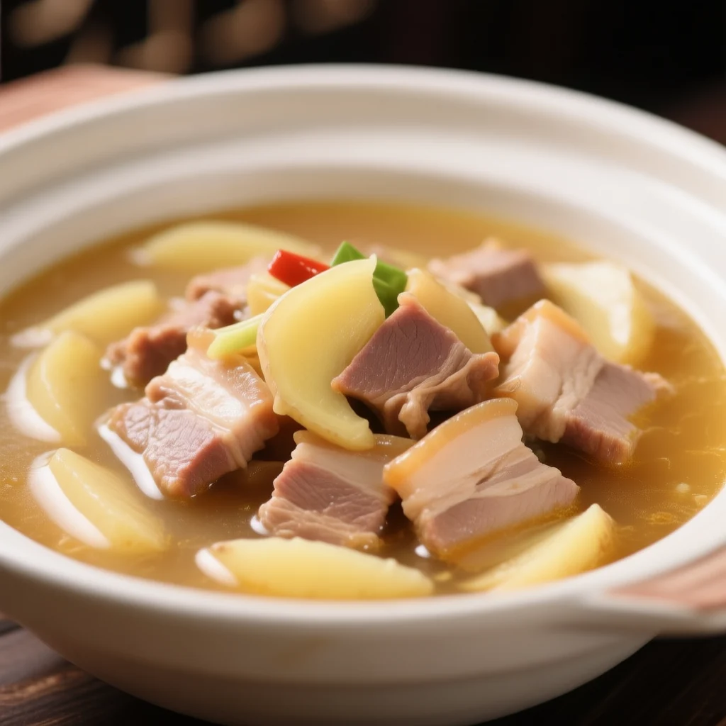 Soupe de porc soyeuse du Sichuan