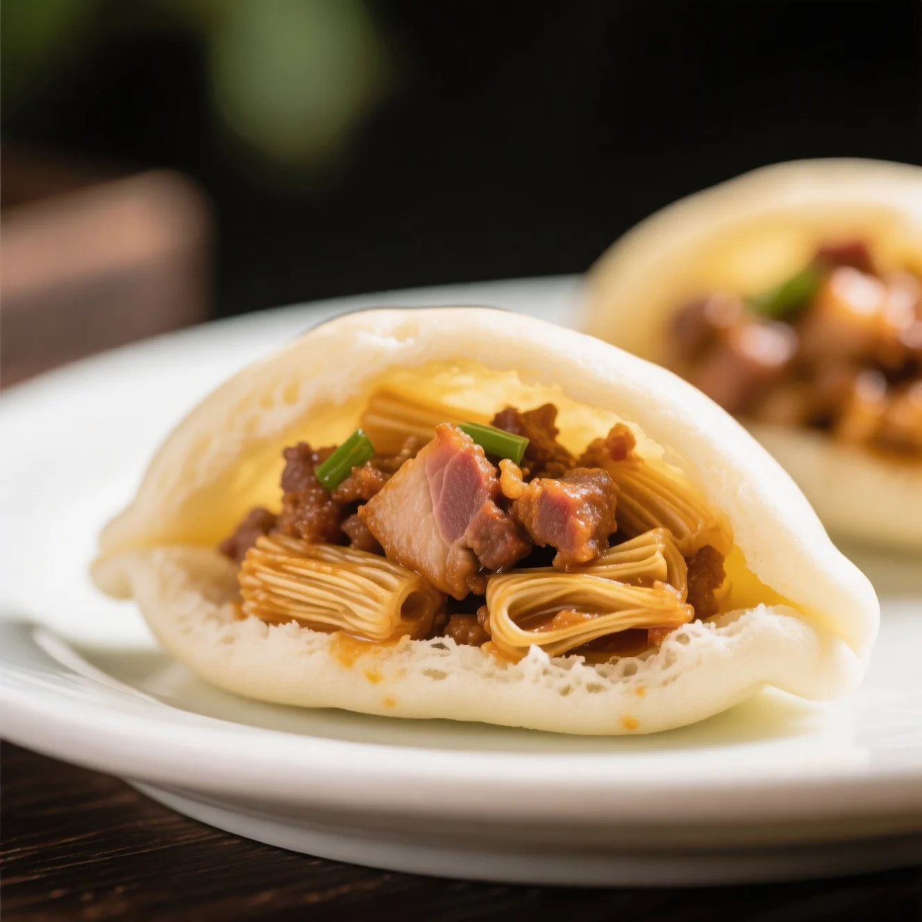 Boulettes de gluten de blé farcies style Wuxi