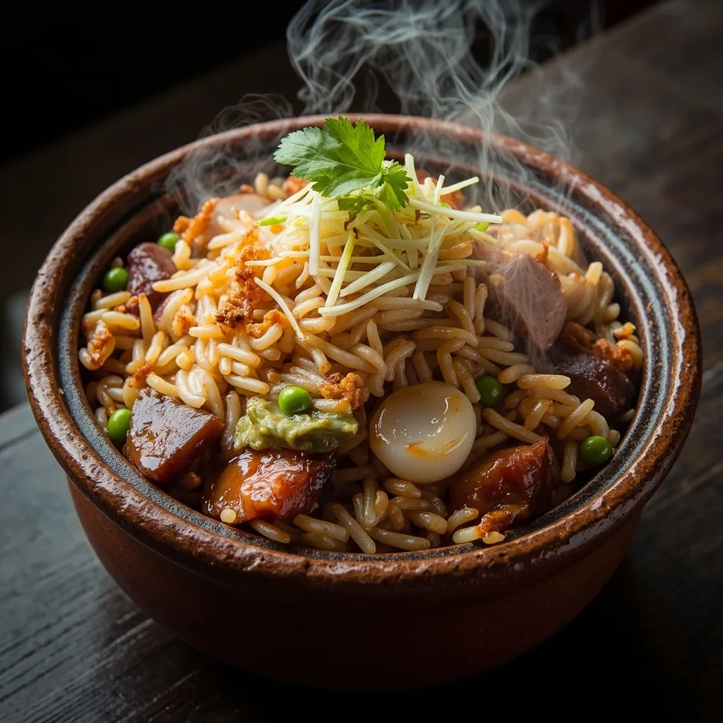 Taro Cured Meat Rice