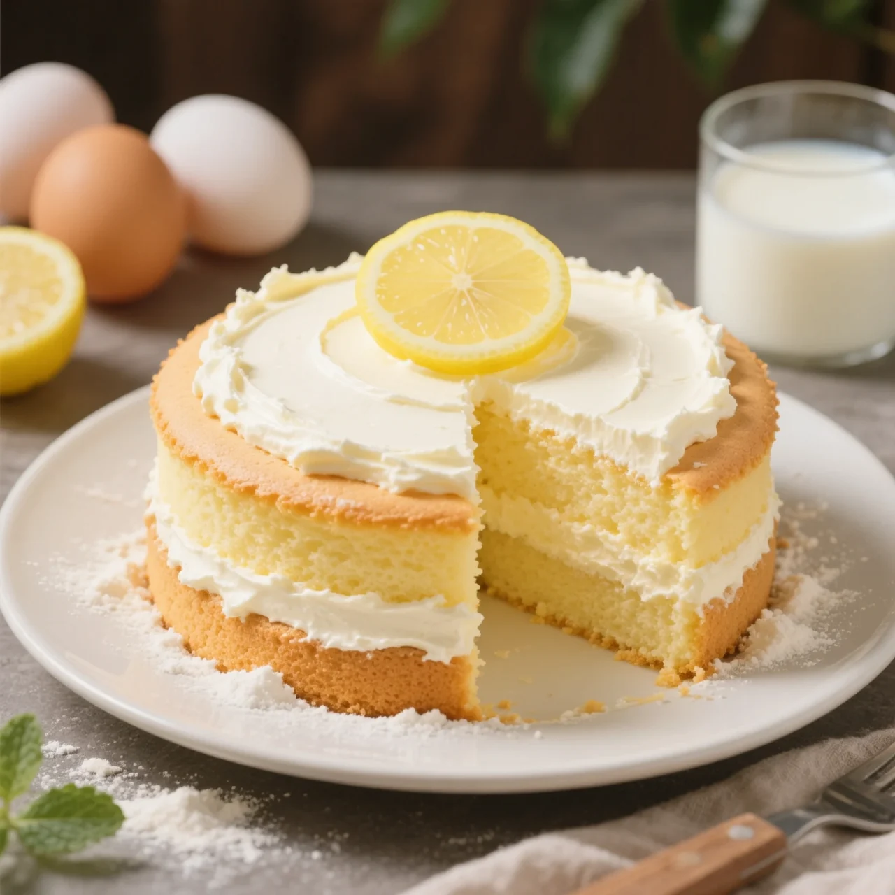 Gâteau Chiffon au Fromage