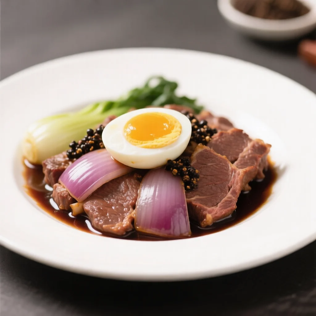 Lanières de bœuf aux oignons