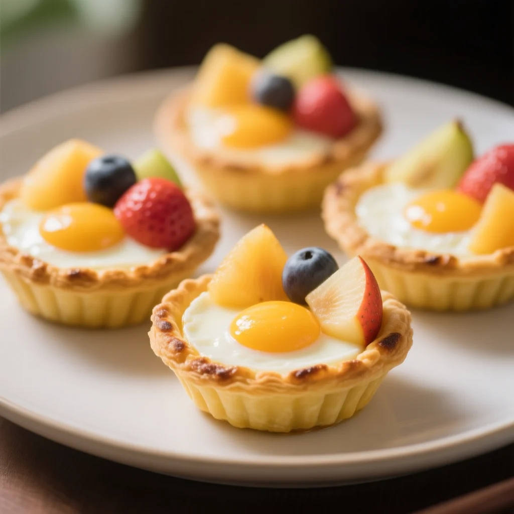 Tartes aux Fruits aux Œufs à l'Air Fryer
