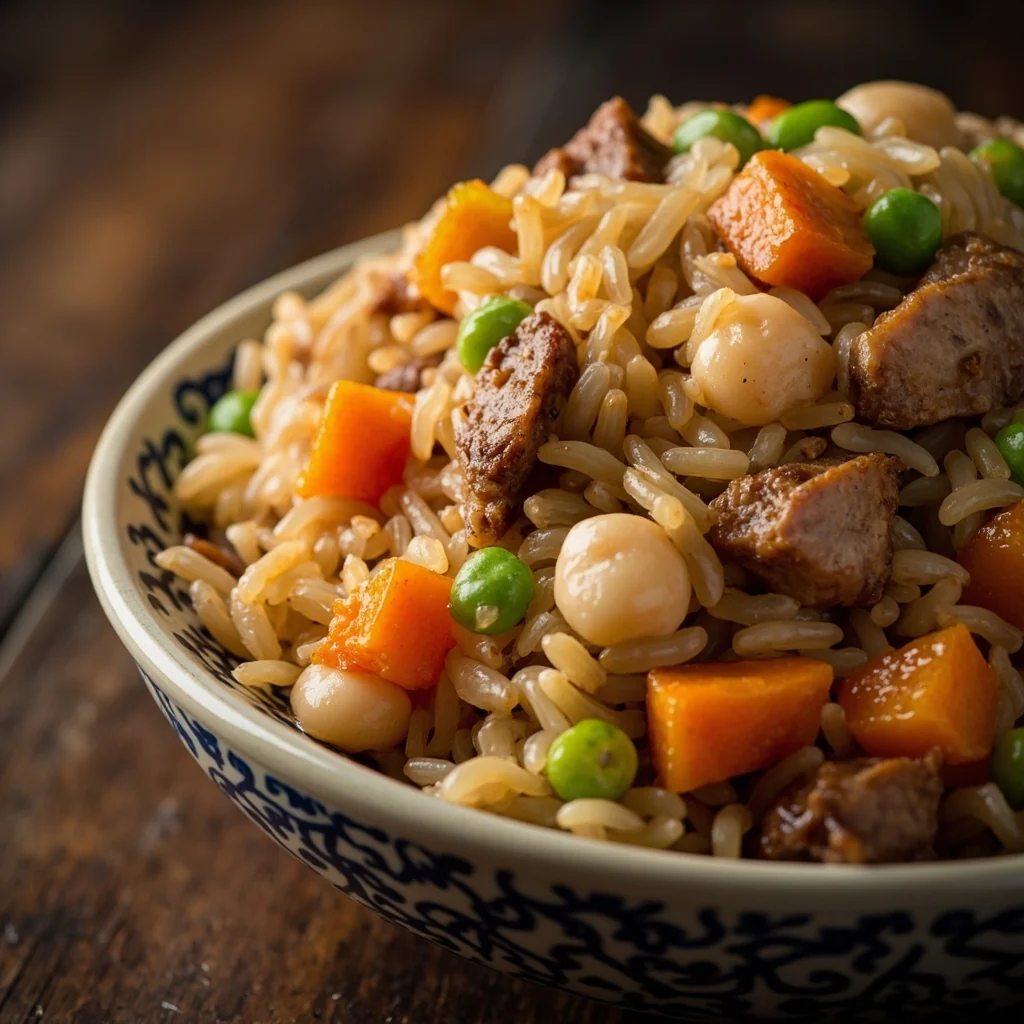 Riz à la Citrouille et aux Niébés