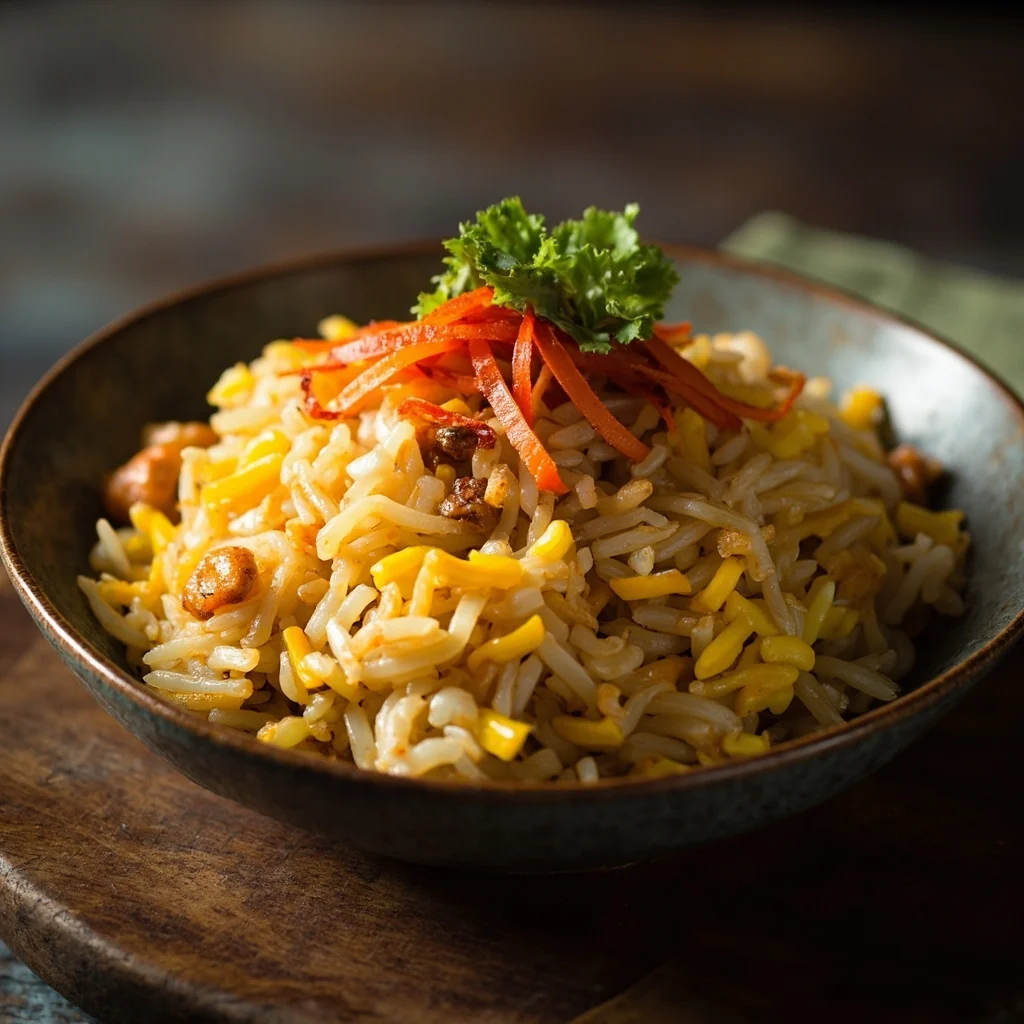 Riz frit au sushi aux œufs