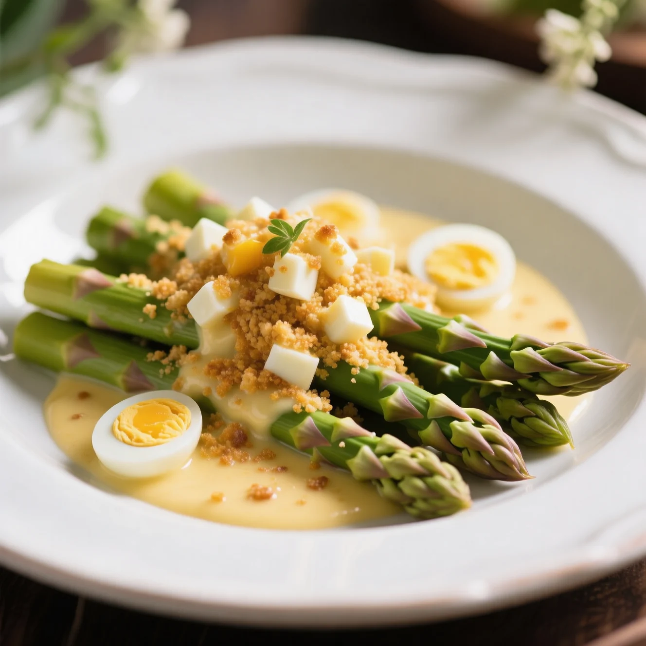 Asperges à la polonaise