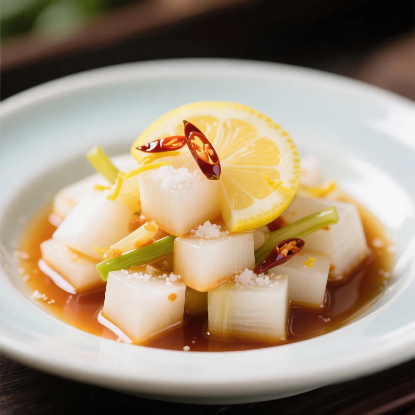 Radis aigre-doux au citron