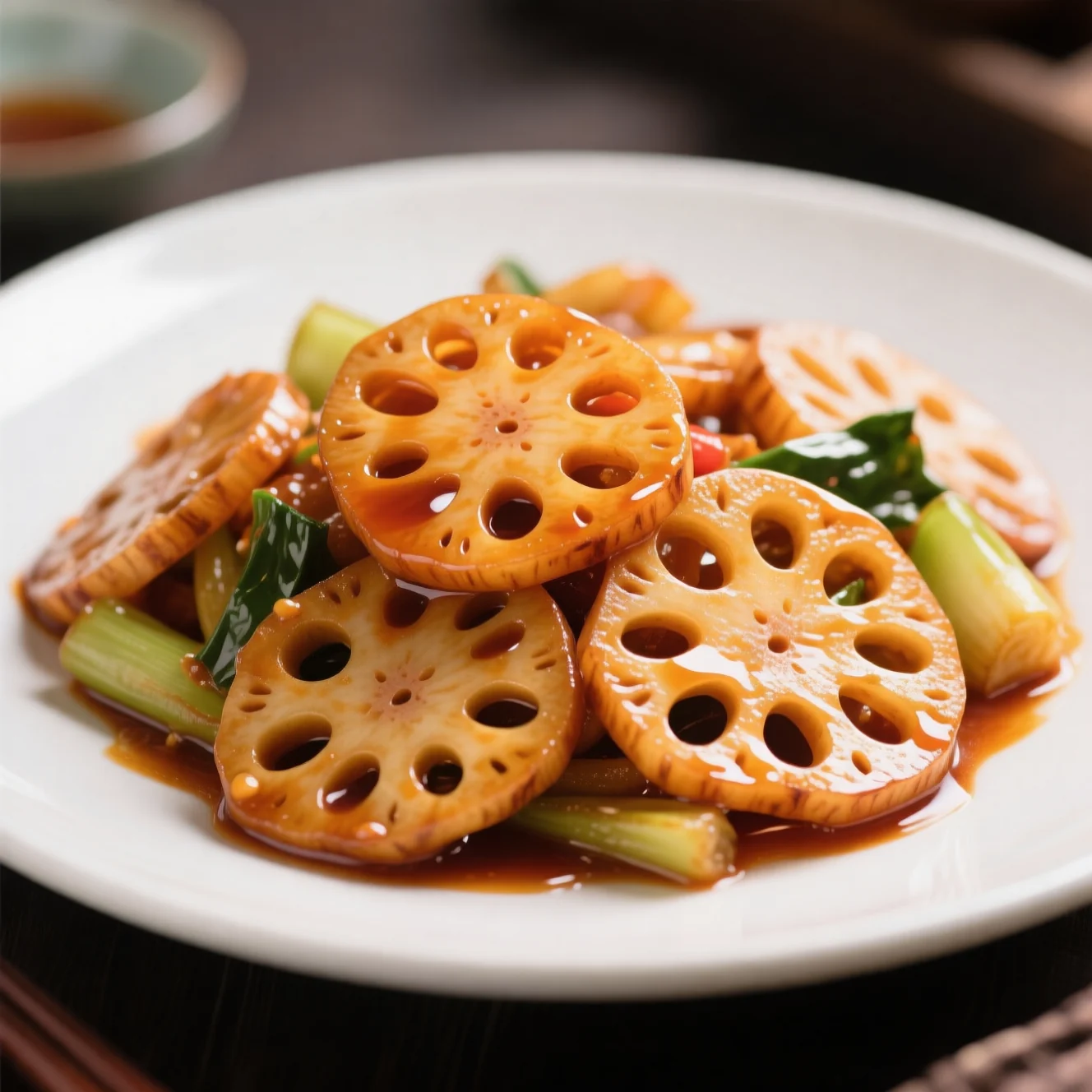 Racine de lotus aigre-douce