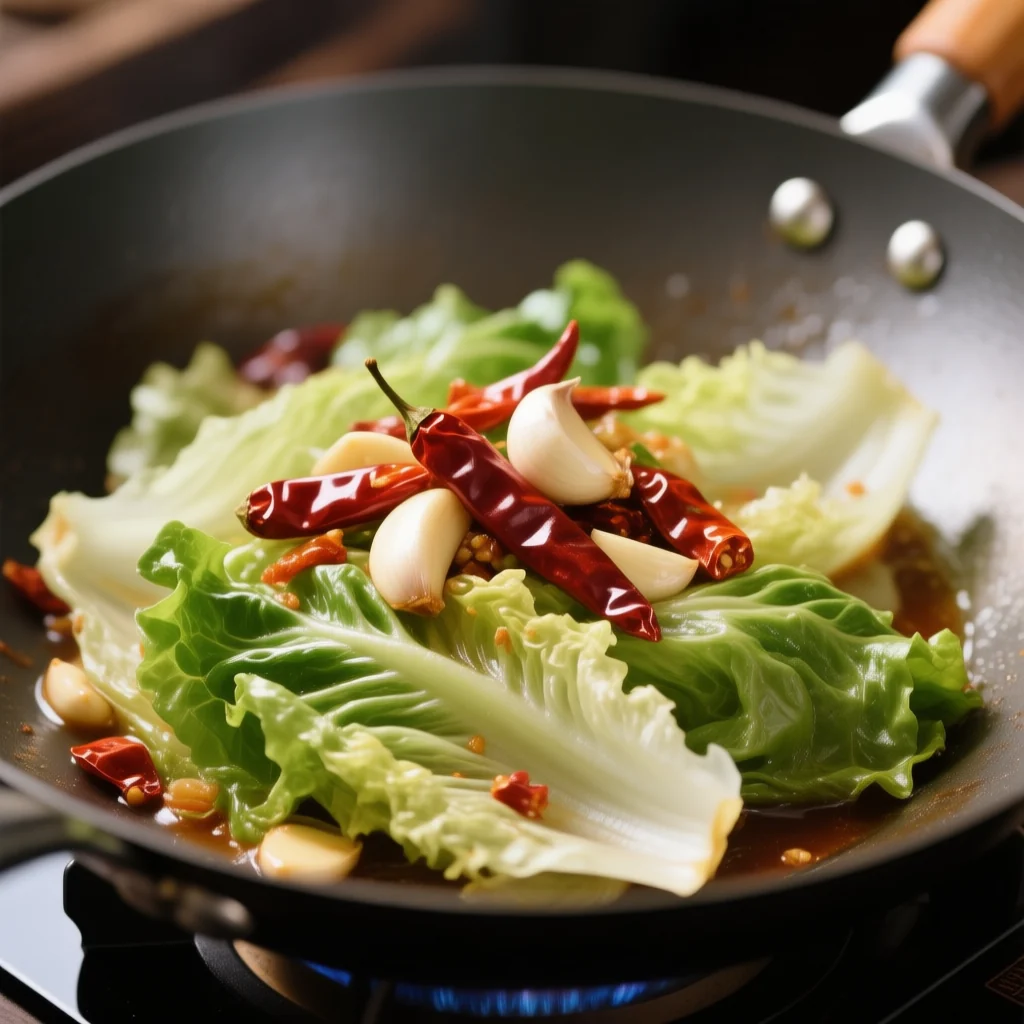 Laitue Glacée Pimentée à l'Ail