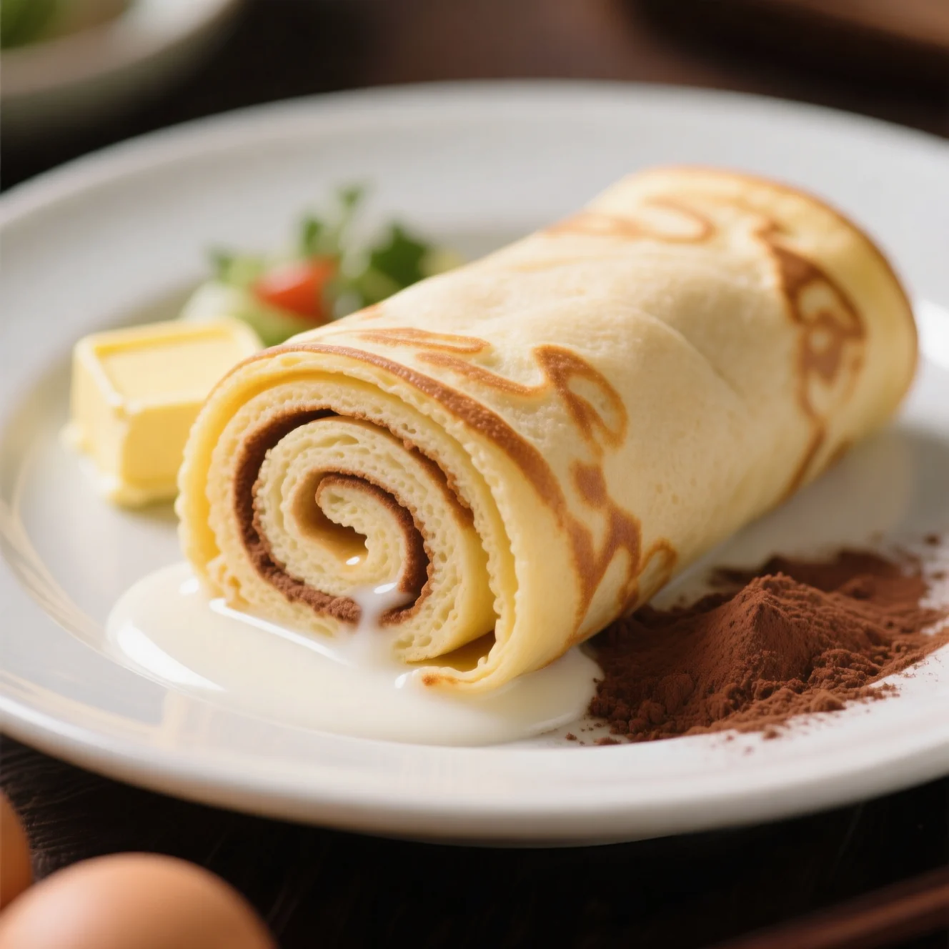 Gâteau roulé en serviette