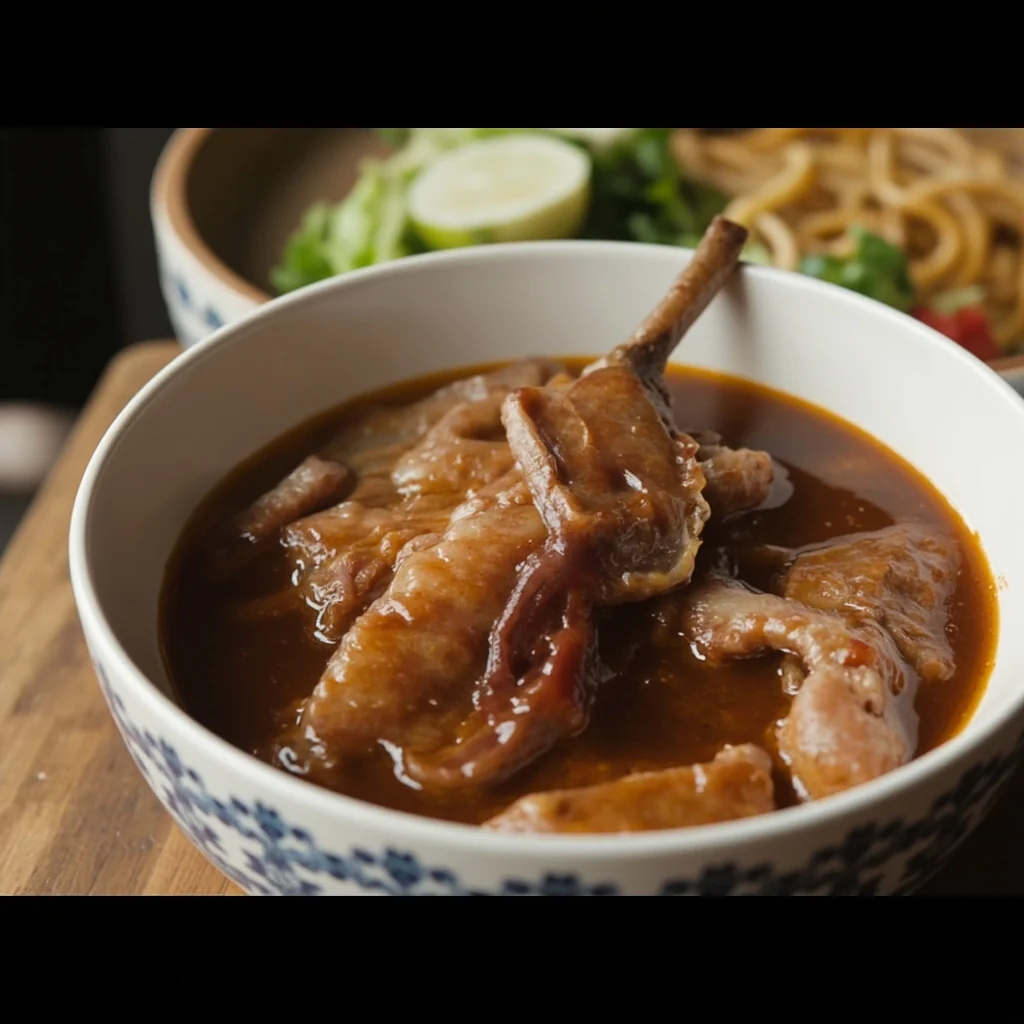 Maquereau espagnol braisé à la sauce soja